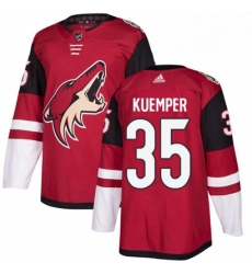 Youth Adidas Arizona Coyotes 35 Darcy Kuemper Authentic Burgundy Red Home NHL Jersey Youth Adidas Arizona Coyotes 35 Darcy Kuemper Authentic Burgundy Red Home NHL Jersey