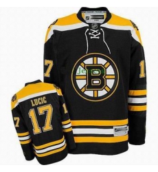 Boston Bruins 17 Lugig Black Hockey Jersey Boston Bruins 17 Lugig Black Hockey Jersey