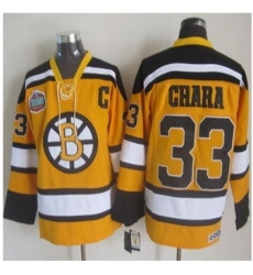 Boston Bruins #33 Zdeno Chara Yellow Winter Classic CCM Throwback Stitched NHL Jersey Boston Bruins #33 Zdeno Chara Yellow Winter Classic CCM Throwback Stitched NHL Jersey