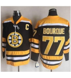 Bruins #77 Ray Bourque BlackYellow CCM Throwback New Stitched NHL Jersey Bruins #77 Ray Bourque BlackYellow CCM Throwback New Stitched NHL Jersey