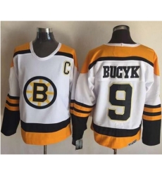Bruins #9 Johnny Bucyk YellowWhite CCM Throwback Stitched NHL Jersey Bruins #9 Johnny Bucyk YellowWhite CCM Throwback Stitched NHL Jersey