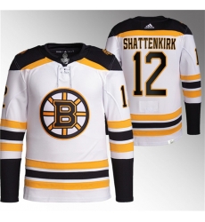 Men Boston Bruins 12 Kevin Shattenkirk White Stitched Jersey Men Boston Bruins 12 Kevin Shattenkirk White Stitched Jersey