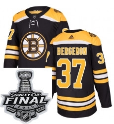 Mens Adidas Boston Bruins 37 Patrice Bergeron Authentic Black Home NHL Jersey Mens Adidas Boston Bruins 37 Patrice Bergeron Authentic Black Home NHL Jersey