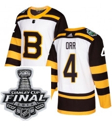 Mens Adidas Boston Bruins 4 Bobby Orr Authentic White 2019 Winter Classic NHL Jersey Mens Adidas Boston Bruins 4 Bobby Orr Authentic White 2019 Winter Classic NHL Jersey