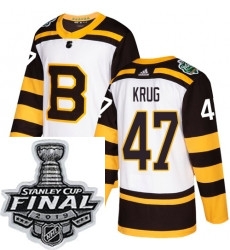 Mens Adidas Boston Bruins 47 Torey Krug Authentic White 2019 Winter Classic NHL Jersey Mens Adidas Boston Bruins 47 Torey Krug Authentic White 2019 Winter Classic NHL Jersey
