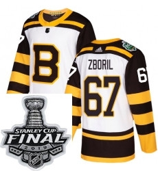 Mens Adidas Boston Bruins 67 Jakub Zboril Authentic White 2019 Winter Classic NHL Jersey Mens Adidas Boston Bruins 67 Jakub Zboril Authentic White 2019 Winter Classic NHL Jersey