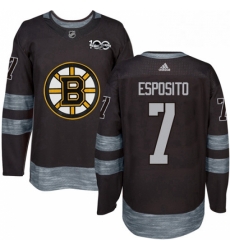 Mens Adidas Boston Bruins 7 Phil Esposito Premier Black 1917 2017 100th Anniversary NHL Jersey Mens Adidas Boston Bruins 7 Phil Esposito Premier Black 1917 2017 100th Anniversary NHL Jersey