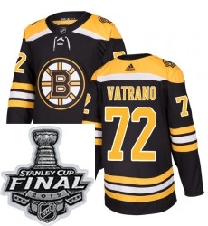 Mens Adidas Boston Bruins 72 Frank Vatrano Authentic Black Home NHL Jersey Mens Adidas Boston Bruins 72 Frank Vatrano Authentic Black Home NHL Jersey