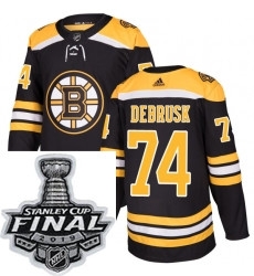 Mens Adidas Boston Bruins 74 Jake DeBrusk Authentic Black Home NHL Jersey Mens Adidas Boston Bruins 74 Jake DeBrusk Authentic Black Home NHL Jersey