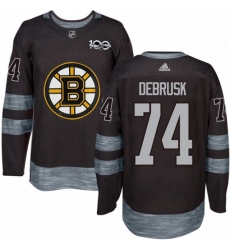 Mens Adidas Boston Bruins 74 Jake DeBrusk Premier Black 1917 2017 100th Anniversary NHL Jersey Mens Adidas Boston Bruins 74 Jake DeBrusk Premier Black 1917 2017 100th Anniversary NHL Jersey