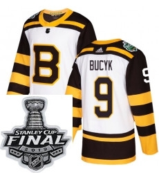 Mens Adidas Boston Bruins 9 Johnny Bucyk Authentic White 2019 Winter Classic NHL Jersey Mens Adidas Boston Bruins 9 Johnny Bucyk Authentic White 2019 Winter Classic NHL Jersey