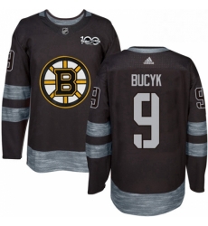 Mens Adidas Boston Bruins 9 Johnny Bucyk Premier Black 1917 2017 100th Anniversary NHL Jersey Mens Adidas Boston Bruins 9 Johnny Bucyk Premier Black 1917 2017 100th Anniversary NHL Jersey