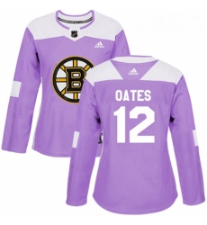 Womens Adidas Boston Bruins 12 Adam Oates Authentic Purple Fights Cancer Practice NHL Jersey Womens Adidas Boston Bruins 12 Adam Oates Authentic Purple Fights Cancer Practice NHL Jersey