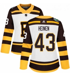 Womens Adidas Boston Bruins 43 Danton Heinen Authentic White 2019 Winter Classic NHL Jersey Womens Adidas Boston Bruins 43 Danton Heinen Authentic White 2019 Winter Classic NHL Jersey