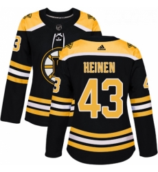 Womens Adidas Boston Bruins 43 Danton Heinen Premier Black Home NHL Jersey Womens Adidas Boston Bruins 43 Danton Heinen Premier Black Home NHL Jersey