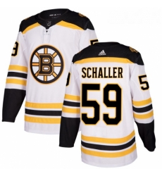 Womens Adidas Boston Bruins 59 Tim Schaller Authentic White Away NHL Jersey Womens Adidas Boston Bruins 59 Tim Schaller Authentic White Away NHL Jersey