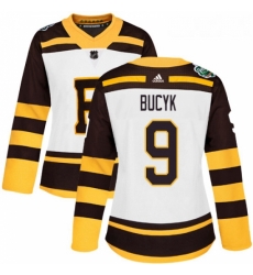 Womens Adidas Boston Bruins 9 Johnny Bucyk Authentic White 2019 Winter Classic NHL Jersey Womens Adidas Boston Bruins 9 Johnny Bucyk Authentic White 2019 Winter Classic NHL Jersey