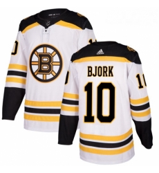 Youth Adidas Boston Bruins 10 Anders Bjork Authentic White Away NHL Jersey Youth Adidas Boston Bruins 10 Anders Bjork Authentic White Away NHL Jersey