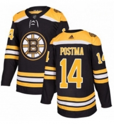 Youth Adidas Boston Bruins 14 Paul Postma Authentic Black Home NHL Jersey Youth Adidas Boston Bruins 14 Paul Postma Authentic Black Home NHL Jersey