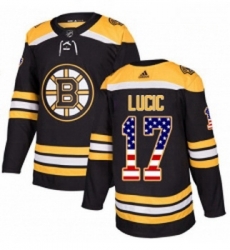 Youth Adidas Boston Bruins 17 Milan Lucic Authentic Black USA Flag Fashion NHL Jersey Youth Adidas Boston Bruins 17 Milan Lucic Authentic Black USA Flag Fashion NHL Jersey