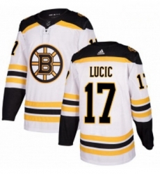 Youth Adidas Boston Bruins 17 Milan Lucic Authentic White Away NHL Jersey Youth Adidas Boston Bruins 17 Milan Lucic Authentic White Away NHL Jersey