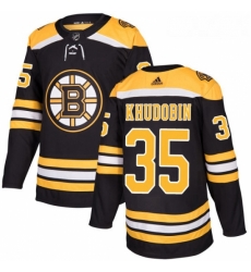 Youth Adidas Boston Bruins 35 Anton Khudobin Authentic Black Home NHL Jersey Youth Adidas Boston Bruins 35 Anton Khudobin Authentic Black Home NHL Jersey