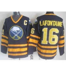 Buffalo Sabres #16 Pat Lafontaine Dark Blue Throwback CCM NHL Jerseys Buffalo Sabres #16 Pat Lafontaine Dark Blue Throwback CCM NHL Jerseys