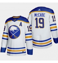 Buffalo Sabres 19 Jake Mccabe Men Adidas 2020 21 Away Authentic Player Stitched NHL Jersey White Buffalo Sabres 19 Jake Mccabe Men Adidas 2020 21 Away Authentic Player Stitched NHL Jersey White
