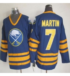 Buffalo Sabres #7 Rick Martin Navy Blue CCM Throwback Stitched NHL Jersey Buffalo Sabres #7 Rick Martin Navy Blue CCM Throwback Stitched NHL Jersey