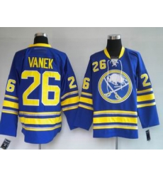 Buffalo Sabres Vanek #26 Thomas Vanek Blue Buffalo Sabres Vanek #26 Thomas Vanek Blue