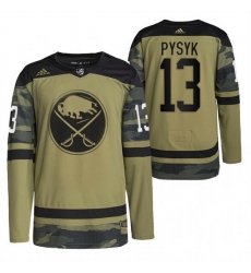 Men Buffalo Sabres 13 Mark Pysyk 2022 Camo Military Appreciation Night Stitched jersey Men Buffalo Sabres 13 Mark Pysyk 2022 Camo Military Appreciation Night Stitched jersey