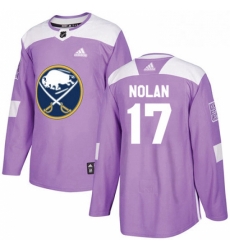 Mens Adidas Buffalo Sabres 17 Jordan Nolan Authentic Purple Fights Cancer Practice NHL Jersey Mens Adidas Buffalo Sabres 17 Jordan Nolan Authentic Purple Fights Cancer Practice NHL Jersey