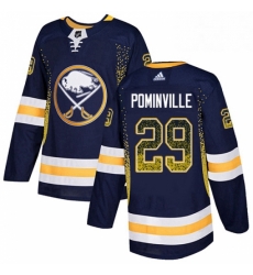 Mens Adidas Buffalo Sabres 29 Jason Pominville Authentic Navy Blue Drift Fashion NHL Jersey Mens Adidas Buffalo Sabres 29 Jason Pominville Authentic Navy Blue Drift Fashion NHL Jersey