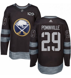 Mens Adidas Buffalo Sabres 29 Jason Pominville Premier Black 1917 2017 100th Anniversary NHL Jersey Mens Adidas Buffalo Sabres 29 Jason Pominville Premier Black 1917 2017 100th Anniversary NHL Jersey