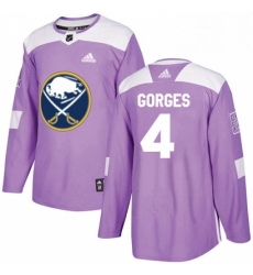 Mens Adidas Buffalo Sabres 4 Josh Gorges Authentic Purple Fights Cancer Practice NHL Jersey Mens Adidas Buffalo Sabres 4 Josh Gorges Authentic Purple Fights Cancer Practice NHL Jersey
