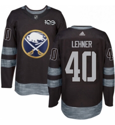 Mens Adidas Buffalo Sabres 40 Robin Lehner Premier Black 1917 2017 100th Anniversary NHL Jersey Mens Adidas Buffalo Sabres 40 Robin Lehner Premier Black 1917 2017 100th Anniversary NHL Jersey