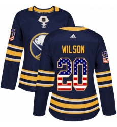 Womens Adidas Buffalo Sabres 20 Scott Wilson Authentic Navy Blue USA Flag Fashion NHL Jersey Womens Adidas Buffalo Sabres 20 Scott Wilson Authentic Navy Blue USA Flag Fashion NHL Jersey