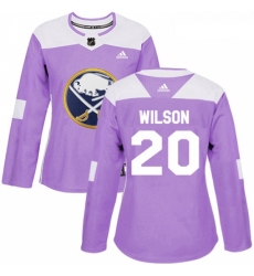 Womens Adidas Buffalo Sabres 20 Scott Wilson Authentic Purple Fights Cancer Practice NHL Jersey Womens Adidas Buffalo Sabres 20 Scott Wilson Authentic Purple Fights Cancer Practice NHL Jersey