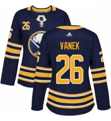 Womens Adidas Buffalo Sabres 26 Thomas Vanek Authentic Navy Blue Home NHL Jersey Womens Adidas Buffalo Sabres 26 Thomas Vanek Authentic Navy Blue Home NHL Jersey