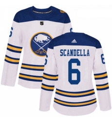 Womens Adidas Buffalo Sabres 6 Marco Scandella Authentic White 2018 Winter Classic NHL Jersey Womens Adidas Buffalo Sabres 6 Marco Scandella Authentic White 2018 Winter Classic NHL Jersey