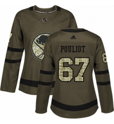 Womens Adidas Buffalo Sabres 67 Benoit Pouliot Authentic Green Salute to Service NHL Jersey Womens Adidas Buffalo Sabres 67 Benoit Pouliot Authentic Green Salute to Service NHL Jersey