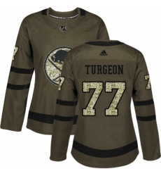 Womens Adidas Buffalo Sabres 77 Pierre Turgeon Authentic Green Salute to Service NHL Jersey Womens Adidas Buffalo Sabres 77 Pierre Turgeon Authentic Green Salute to Service NHL Jersey