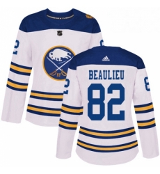 Womens Adidas Buffalo Sabres 82 Nathan Beaulieu Authentic White 2018 Winter Classic NHL Jersey Womens Adidas Buffalo Sabres 82 Nathan Beaulieu Authentic White 2018 Winter Classic NHL Jersey