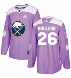 Youth Adidas Buffalo Sabres 26 Matt Moulson Authentic Purple Fights Cancer Practice NHL Jersey Youth Adidas Buffalo Sabres 26 Matt Moulson Authentic Purple Fights Cancer Practice NHL Jersey
