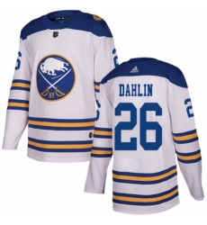 Youth Adidas Buffalo Sabres 26 Rasmus Dahlin Authentic White 2018 Winter Classic NHL Jersey Youth Adidas Buffalo Sabres 26 Rasmus Dahlin Authentic White 2018 Winter Classic NHL Jersey