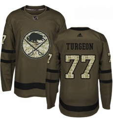 Youth Adidas Buffalo Sabres 77 Pierre Turgeon Authentic Green Salute to Service NHL Jersey Youth Adidas Buffalo Sabres 77 Pierre Turgeon Authentic Green Salute to Service NHL Jersey