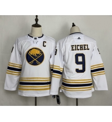 Youth Sabres 9 Jack Eichel White 50th Anniversary Adidas Jersey Youth Sabres 9 Jack Eichel White 50th Anniversary Adidas Jersey