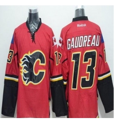 Calgary Flames #13 Johnny Gaudreau Red Stitched NHL Jersey Calgary Flames #13 Johnny Gaudreau Red Stitched NHL Jersey
