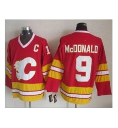 Calgary Flames #9 Lanny McDonald Red CCM Throwback Stitched NHL Jersey Calgary Flames #9 Lanny McDonald Red CCM Throwback Stitched NHL Jersey