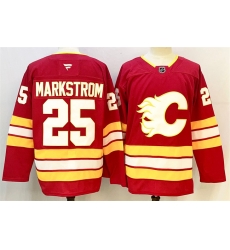 Men Calgary Flames 25 Jacob Markstr F6m Red 2024 25 Home Stitched Hockey Jersey Men Calgary Flames 25 Jacob Markstr F6m Red 2024 25 Home Stitched Hockey Jersey